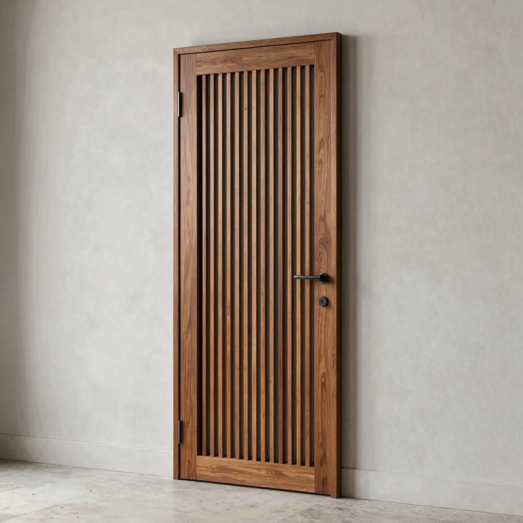Walnut Slat Door